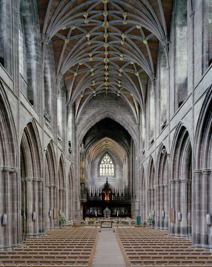 Thánh đường Chester vừa là một tu viện cổ, một báu vật khảo cổ, một di tích văn hóa, vừa là một công trình nghệ thuật lộng lẫy khiến bất cứ du khách nào cũng phải thốt lên đầy thán phục. Ảnh: Peter Marlow.