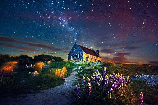 5. Ngôi nhà Lake Tekapo ở New Zealand