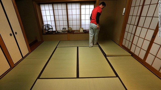 Mùi đệm Tatami ở Nhật: Nếu bạn từng đến Nhật, bạn sẽ biết căn phòng này có mùi thế nào. Mùi rơm khô và cói vô cùng trang nhã. Ảnh: CNN