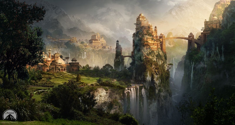 12. El Dorado: El Dorado là thành phố huyền thoại nằm đâu đó ở Trung hoặc Nam Mỹ với nguồn vàng vô tận, thậm chí đến những con phố cũng được lát vàng khiến thực dân Tây Ban Nha bỏ bao công sức tìm kiếm. Tên của thành phố gợi nhắc đến những vị vua trị vì vùng đất mà giờ là Columbia ở phía Bắc dãy Andes. Rất dễ hiểu lời đồn đại về thành phố bằng vàng này ở đâu ra. Cư dân nơi đây là những thợ kim hoàn lành nghề và có nguồn vàng vô tận. Ngoài việc dùng để chế tác và dâng lên thần linh, vàng còn được dùng để trao đổi. 