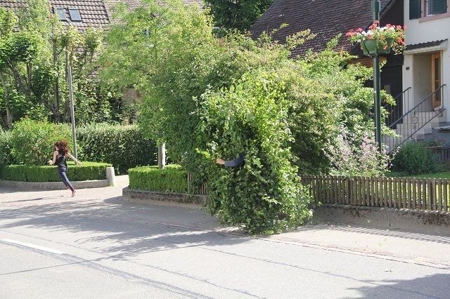 Tục lệ kỳ lạ này diễn ra ở làng Ettingen, Thụy Sĩ.