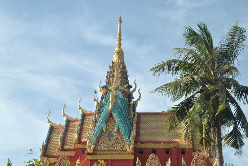 Đây là ngôi chùa Khmer có kiến trúc độc đáo bật nhất ĐBSCL.