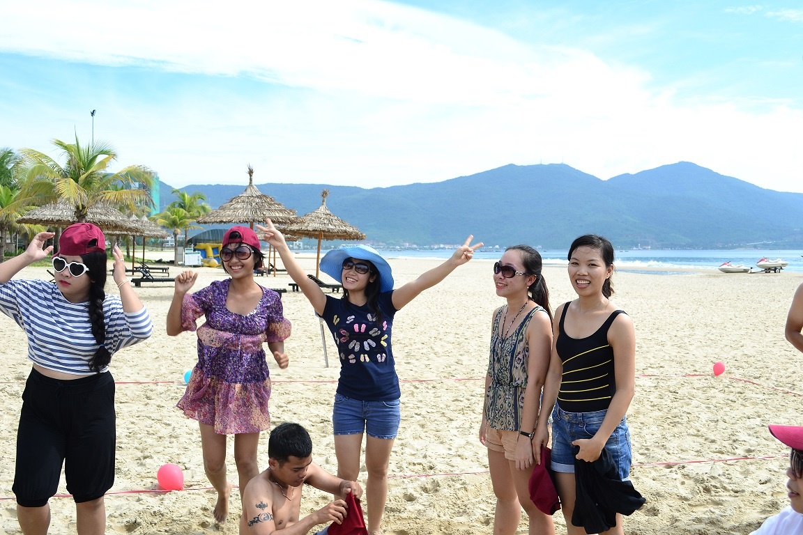 Lần đầu đến với thành phố biển.