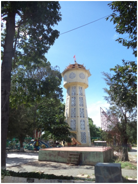 Tháp nước Phan Thiết trên sông Cà Ty.