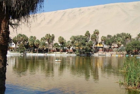 Đặc biệt, du khách đến Ốc đảo Huacachina này không những như được lạc vào cảnh thần tiên giữa sa mạc mà còn được thử cảm giác mạnh với các loại hình thể thao trượt cát trên sa mạc.