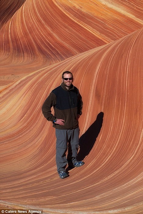 Nhiếp ảnh gia Justin Reznick, 36 tuổi, sống ở Seattle, Washington đã chụp được cảnh quan độc đáo này nhân một chuyến đi vào mùa xuân. 