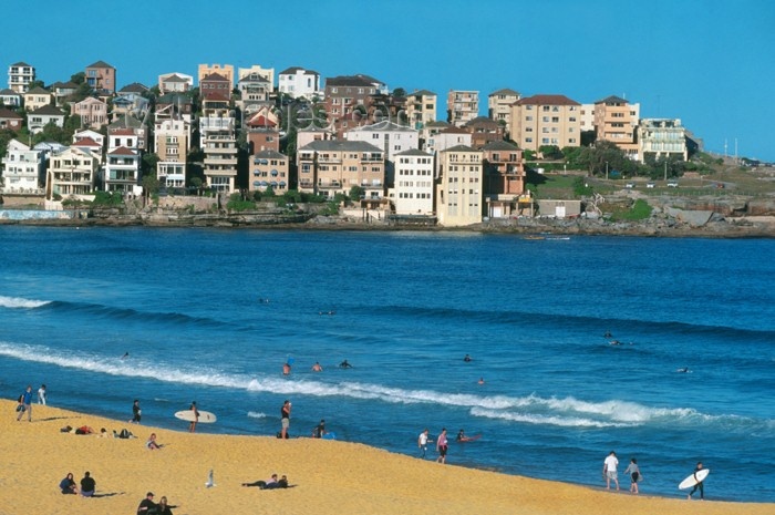4. Bondi Beach, New South Wales, Úc: Những người mê lướt sóng rất thích bãi biển Bondi, không may là tại đây có rất nhiều cá mập bò. Nhiều người đã thiệt mạng vì bị cá mập tấn công: một cô gái vào năm 2006, một cậu bé 16 tuổi năm 2008, một tay lướt sóng cũng vào năm đó và những thợ lăn không may đụng độ những quái vật đại dương này.