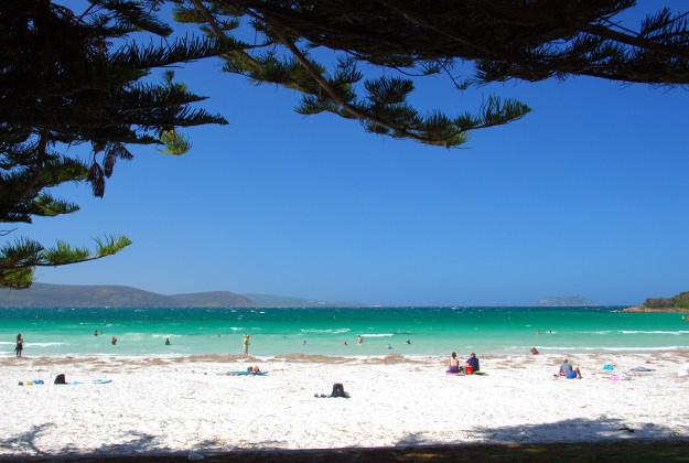 Bãi biển Albani, nơi xảy ra vụ việc. Ảnh: Lonely Planet