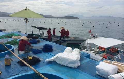 Để khám phá những điều thú vị tại đây, chúng tôi theo chân anh Hồ Thanh Tuấn – chủ nhân của trại nuôi Ngọc trai Hoàng Gia ra đảo để ghi lại những công việc của một ngày làm việc của những người thợ nơi biển đảo.