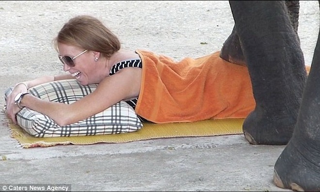 Không phải ai cũng đủ can đảm để thử kiểu massage này.