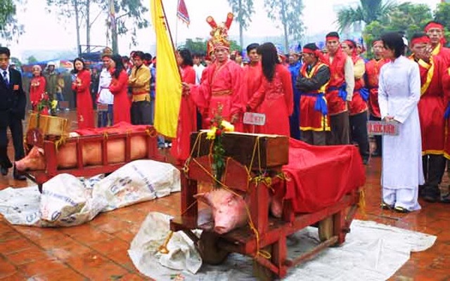 Lễ hội chém lợn đã có lịch sử lâu đời.