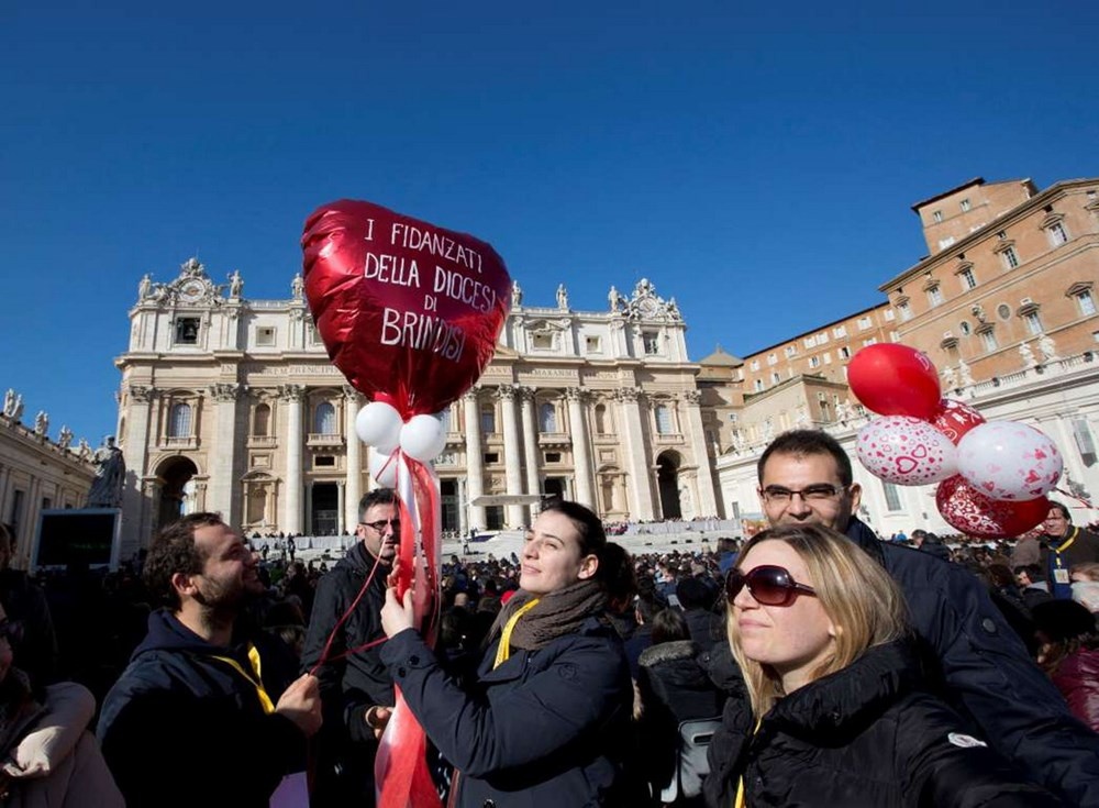 Ngày lễ tình nhân (ngày 14/2). (Nguồn: AP)