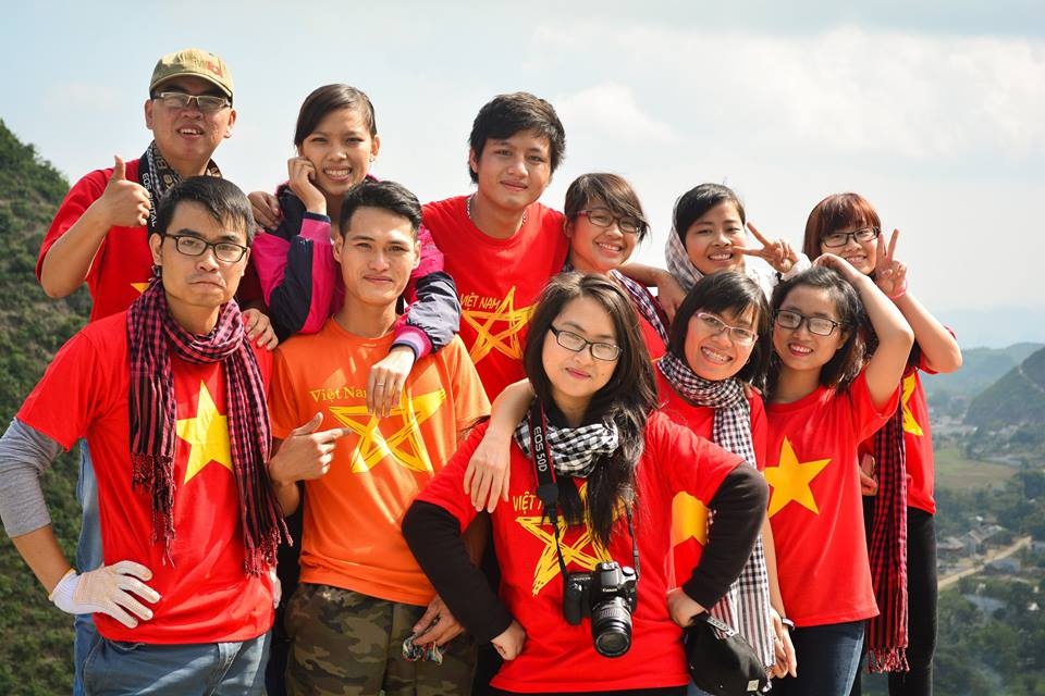 Những thành viên trong đoàn phượt của tôi.