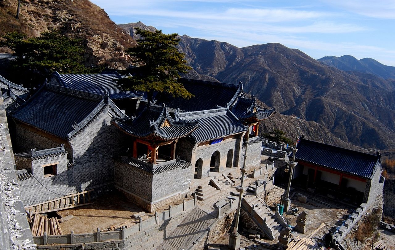 Cửa ải Nhạn Môn Quan được sửa chữa năm 2010.