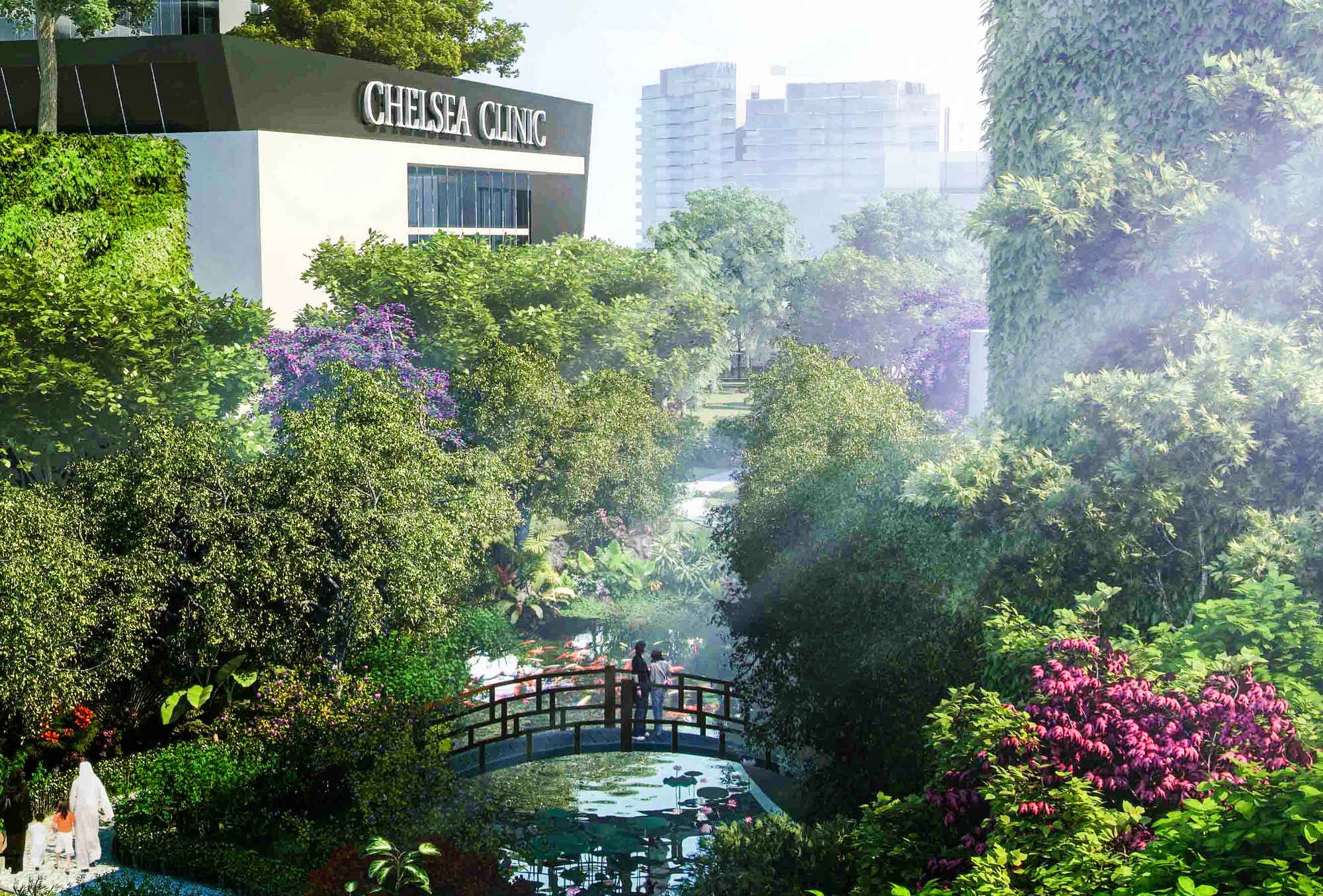 Dự án sẽ có trung tâm mua sắm với diện tích khoảng 743.000 m2, công viên giải trí lớn nhất thế giới với mái vòm bằng kính mở ra được vào mùa đông.