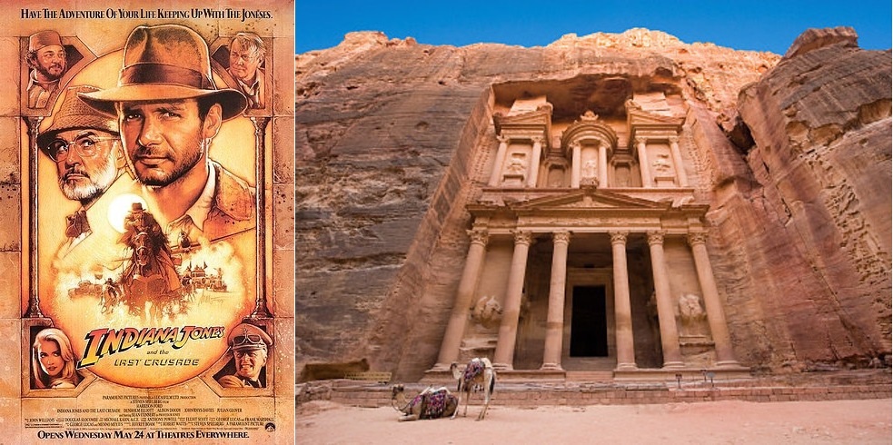 Indiana Jones - Petra, Jordan: Petra là nơi quay tập phim Indiana Jones và cuộc thập tự chinh cuối cùng.