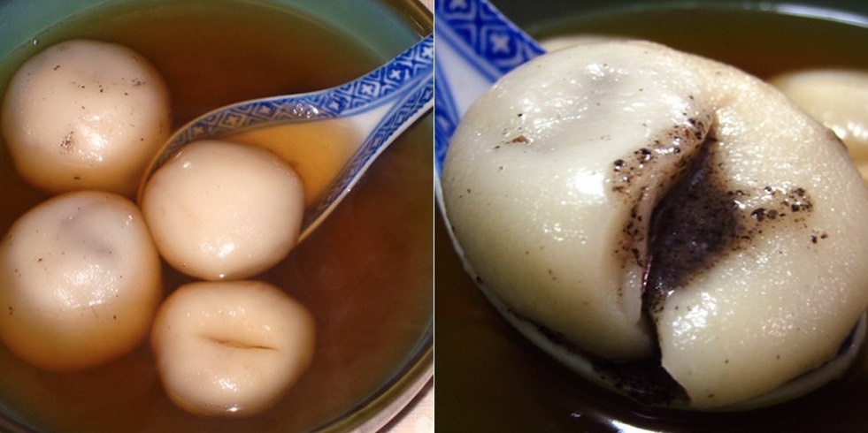 Tong Jyun (Bánh trôi tàu): Những viên bánh nhân vừng đen ngọt ngào được thả trong nước dùng ngọt ngọt, cay cay là món ăn lý tưởng cho những ngày mát trời lang thang ở Hong Kong.