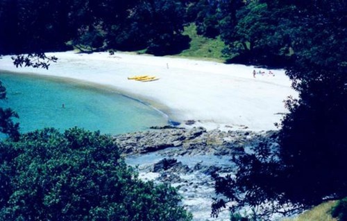 Bãi biển cát trắng xinh đẹp.