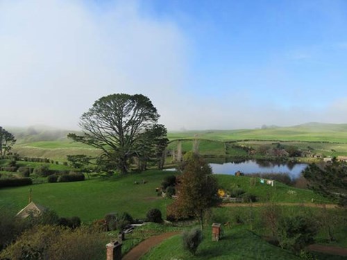 Den New Zealand tham lang co tich Hobbiton hinh anh
