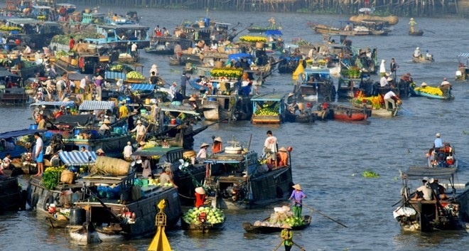 Cho noi Cai Rang len truyen hinh My hinh anh