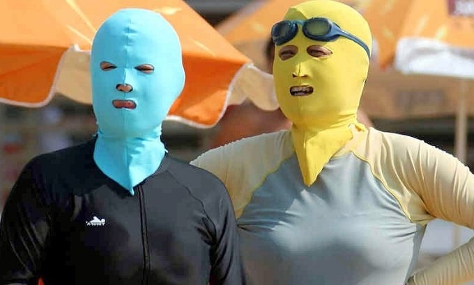 Mot 'bikini mat' ky di o bai bien Trung Quoc hinh anh