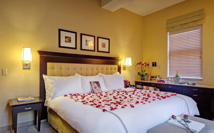 Gói Erotica, Khách sạn The Library, New York, Mỹ: Ở trong một phòng Tình Yêu của khách sạn The Library và sử dụng gói dịch vụ Erotica, du khách sẽ được thưởng thức một chai champagne giữa những bông hồng đỏ, chocolate Bỉ, sách hướng dẫn Kama Sutra và bộ dụng cụ 7 SINS OF LOVE.