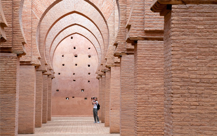 Nhà thờ Tin Mal (Morocco): Năm ẩn mình trong dãy High Atlas, dọc đường từ Marrakesh tới vùng Nam Morocco, nhà thờ Hồi giáo Tin Mal được xây dựng từ năm 1156 với kiến trúc độc đáo. Đây là một trong hai nhà thờ ở Morocco cho phép du khách không theo đạo Hồi tới tham quan. 