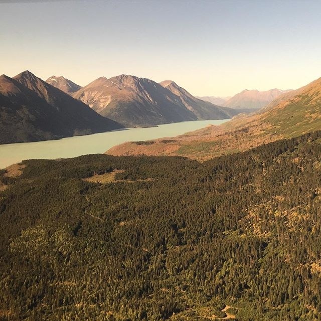 Khung cảnh tuyệt diệu của Alaska từ trực thăng Marine One.