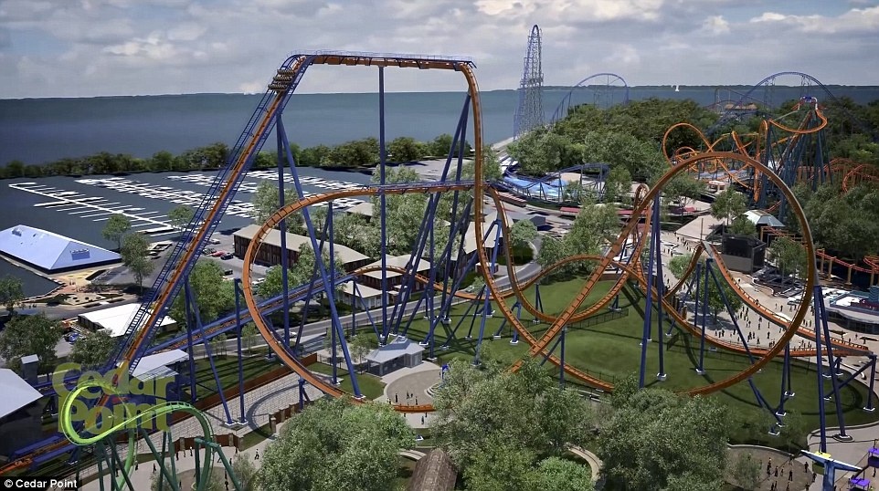 Tàu lượn này không dành cho các du khách yếu tim. Ảnh: Cedar Point.