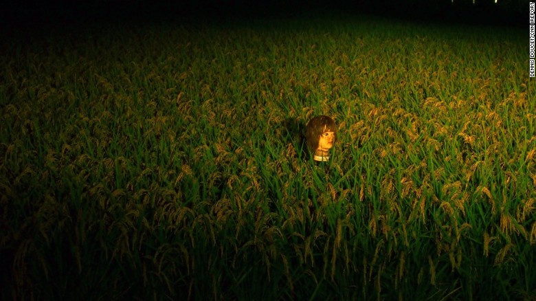 Vào buổi tối, khi ảnh đèn xe chiếu vào, những con bù nhìn này dễ khiến nhiều người ngất xỉu.