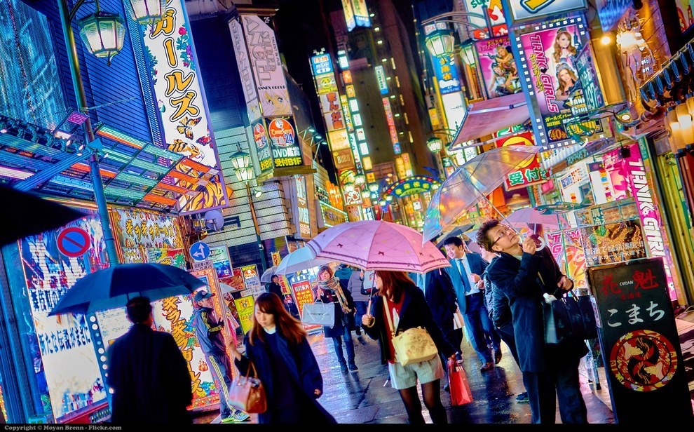 Ngay cả khi trời mưa, khung cảnh cũng thật tuyệt vời.