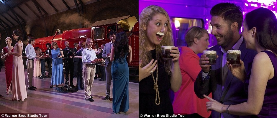 Bạn sẽ có cơ hội chiêm ngưỡng ga 9 ¾, tàu Hogwarts và thưởng thức một cốc bia bơ.