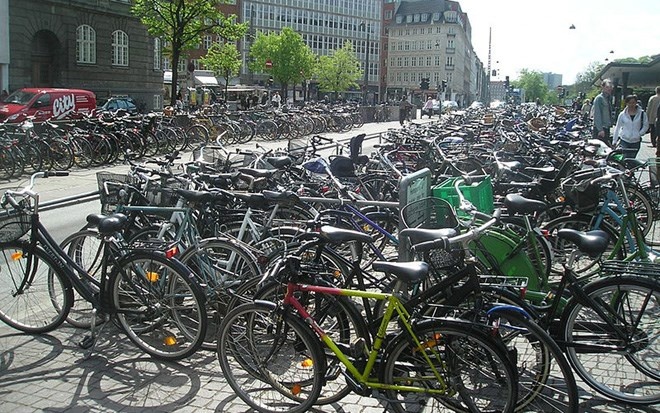 Nhung thanh pho xe dap day quyen ru hinh anh