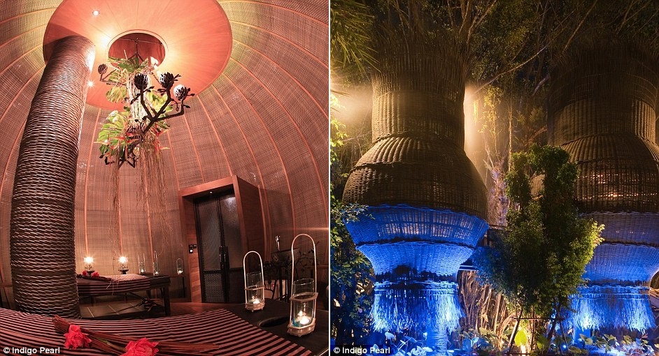 Spa của khách sạn với nhiều khu phòng xa xỉ và thiết kế ấn tượng.