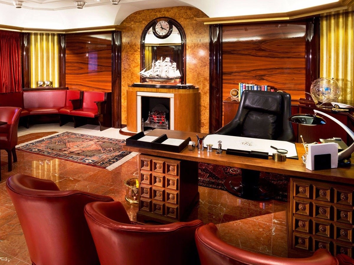 Trong bảo tàng, du khách sẽ được tham quan văn phòng và phòng nghiên cứu của Hubbard trên tàu Apollo.