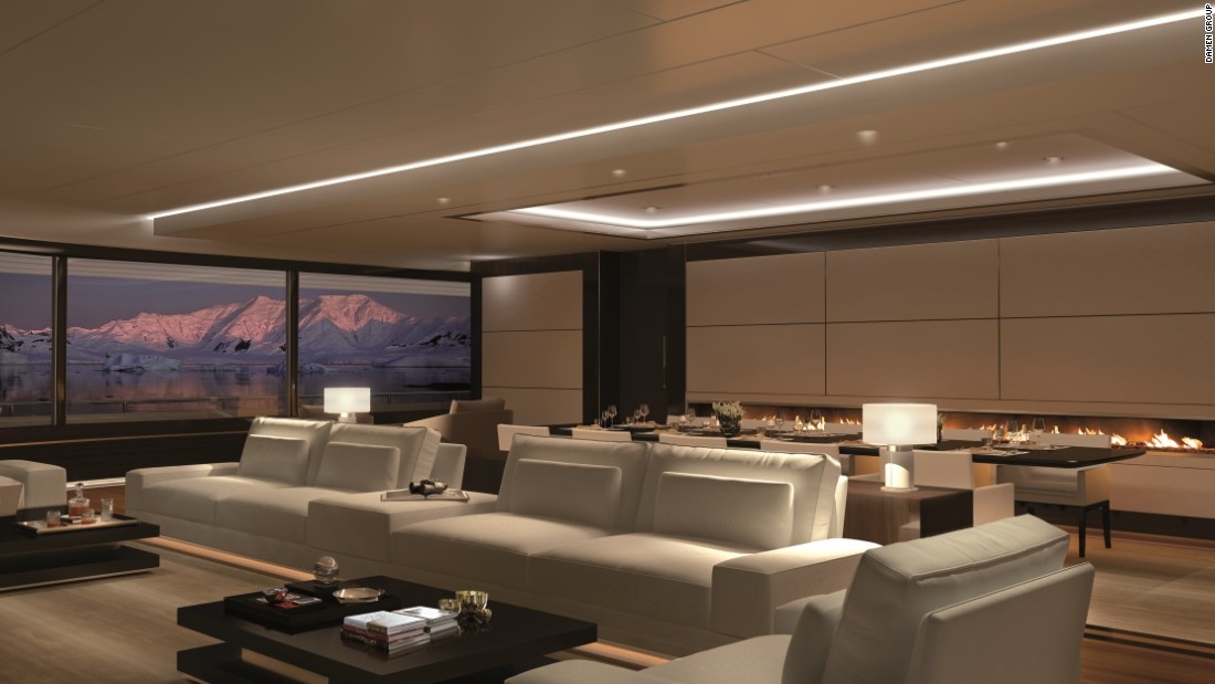 SeaXplorer sẽ cho chủ nhân khám phá những vùng đất mới mà không phải rời bỏ tiện nghi. Siêu du thuyền này có trung tâm huấn luyện lặn biển, phòng tập gym, bể bơi, đài quan sát và phòng khách tiện nghi.