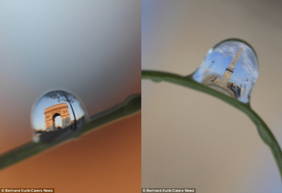 “Tôi chưa từng thấy những con phố vắng vẻ đến thế, Pairs vẫn chưa khỏi bàng hoàng. Tuy nhiên, cuộc sống vẫn tiếp tục, và các nghệ sĩ có vai trò quan trọng trong việc chống lại những hành động dã man này, Bertand nhận xét. Ảnh bên trái là Khải Hoàn Môn và ảnh bên phải là tháp Concorde.