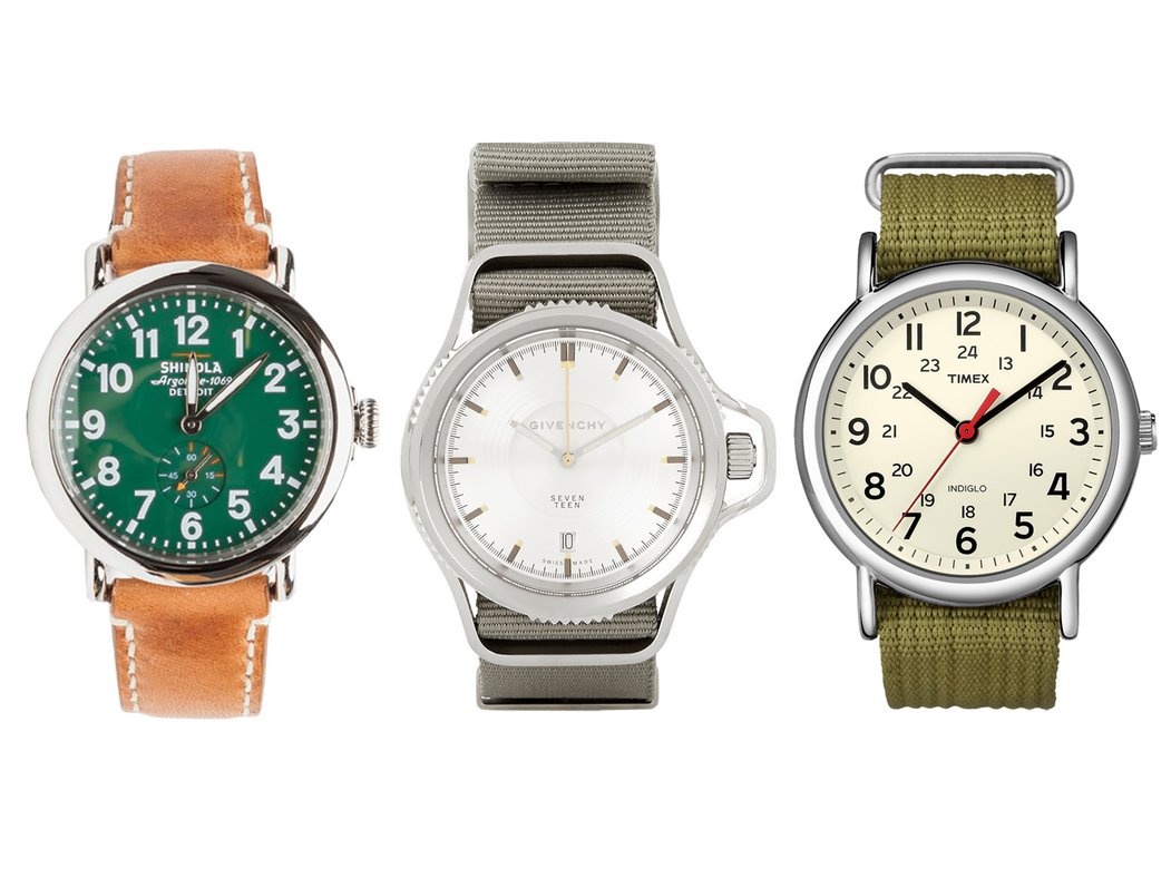 Đồng hồ quân đội: Bạn có thể dùng điện thoại để xem giờ, nhưng một chiếc đồng hồ kiểu quân đội cách điệu sẽ đem lại cho bạn phong cách lịch lãm.