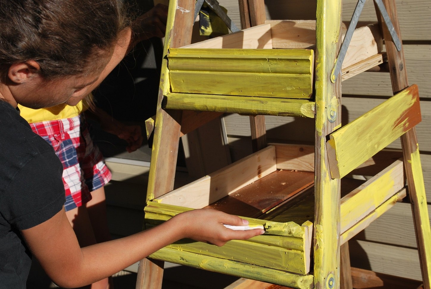 Alberta: Ở bang này, việc sơn màu một chiếc thang gỗ là phạm pháp. Ảnh: Toolboxdivas.