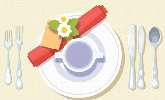 Nhung quy tac tren ban an khap nam chau hinh anh