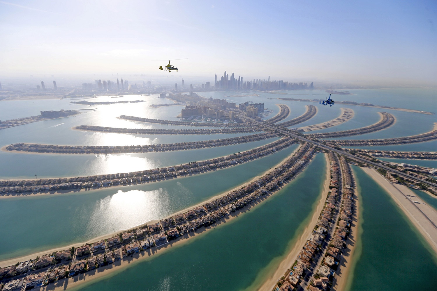 Quy mo khong lo va an tuong cua Dubai nhin tu tren cao hinh anh