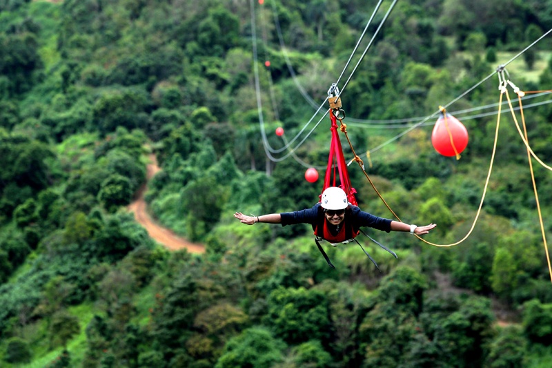 Trượt zipline ảnh 1 Truot zipline anh 1