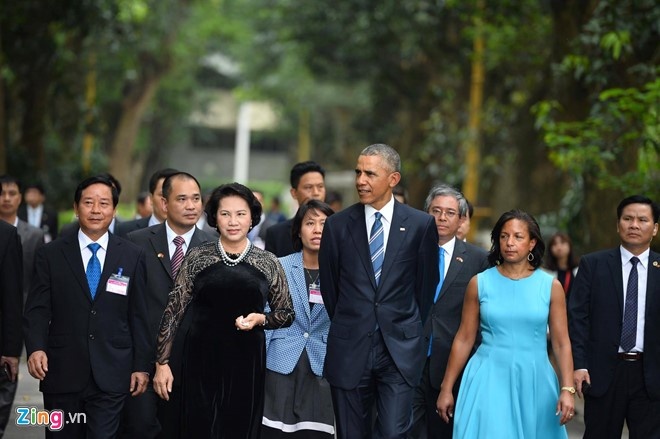 Obama đến Việt Nam ảnh 2 Obama den Viet Nam anh 2