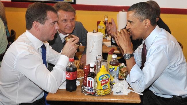 Obama đi ăn bún chả ảnh 5 Obama di an bun cha anh 5