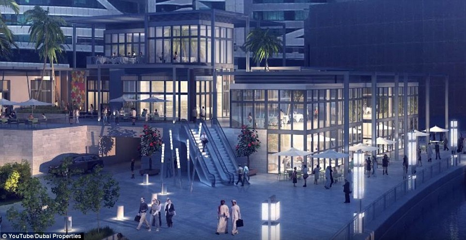 Dubai xây kênh đào ảnh 2 Dubai xay kenh dao anh 2