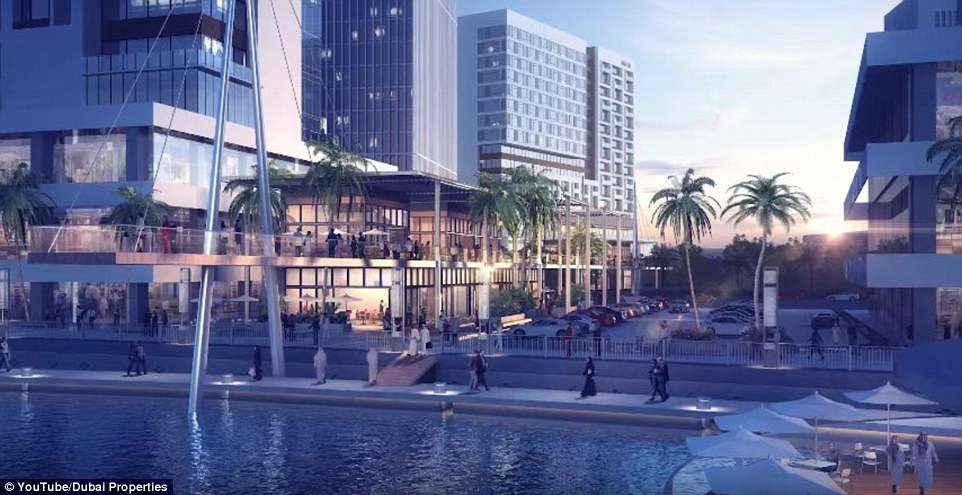 Dubai xây kênh đào ảnh 7 Dubai xay kenh dao anh 7