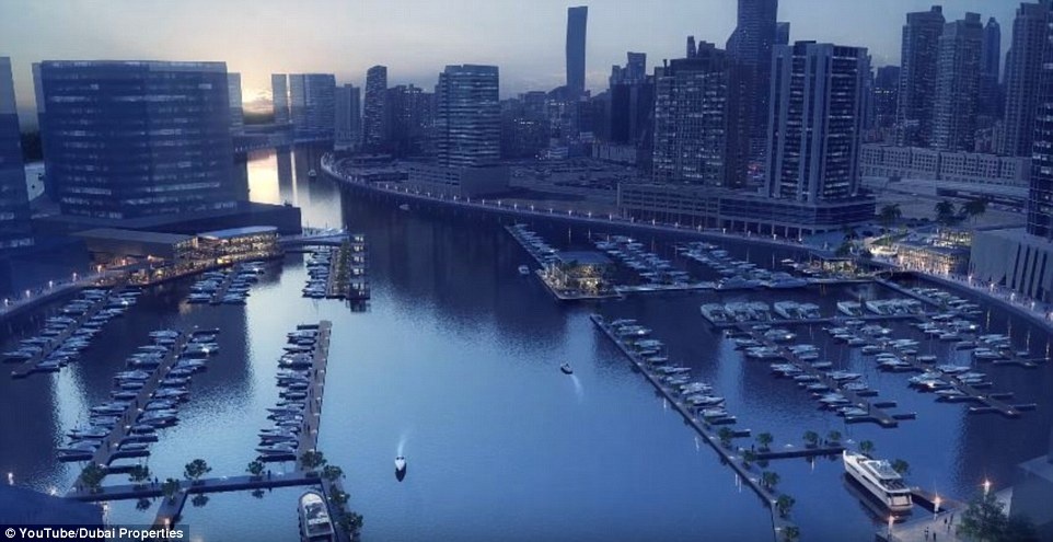 Dubai xây kênh đào ảnh 8 Dubai xay kenh dao anh 8