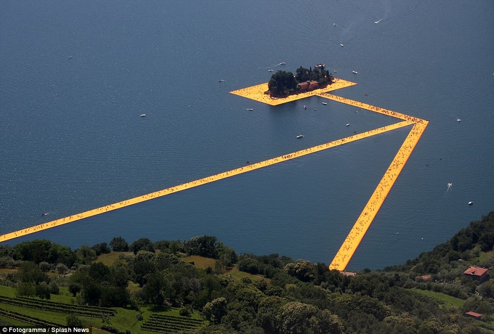 Cau cang noi ho Iseo anh 2