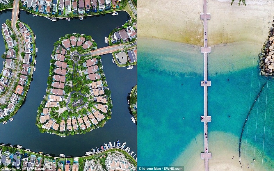 Kien truc Singapore nhin tu tren cao anh 2