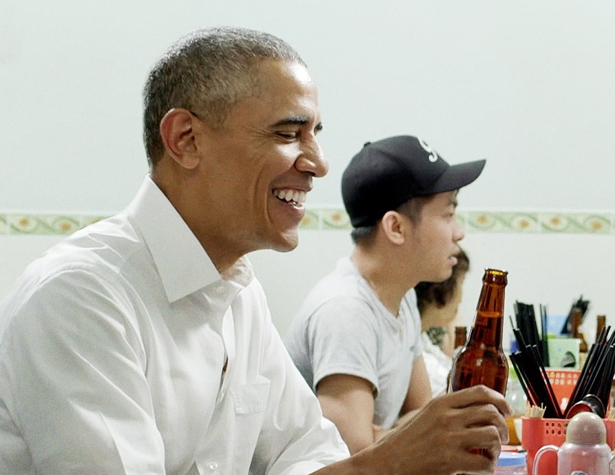 Obama het loi khen bun cha Ha Noi tren kenh CNN hinh anh